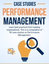 50 Case Studies on Performance Management