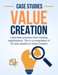 25 Case Studies on Value Creation