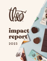 Theo Chocolate 2023 Impact Report
