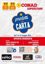 Volantino PRODOTTI ALLA CARTA