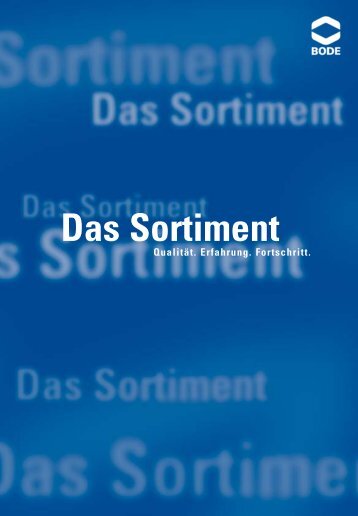 BODE Sortiment - WIBU | Medizinischer Bedarf