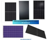 PV Module Allgemein