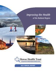 2023 Bowse Health Trust Annual Report