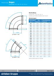 AxiomPlastics Bogen Kunststoff