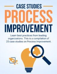 25 Case Studies on Process Improvement