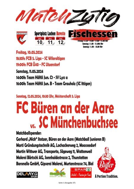 FC Büren an der Aare - SC Münchenbuchsee (12.05.2024)