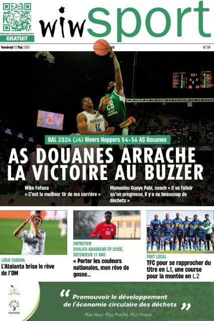 Journal wiwsport n391 - 10 mai 2024