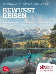 DERTOUR Magazin Bewusst reisen 2024