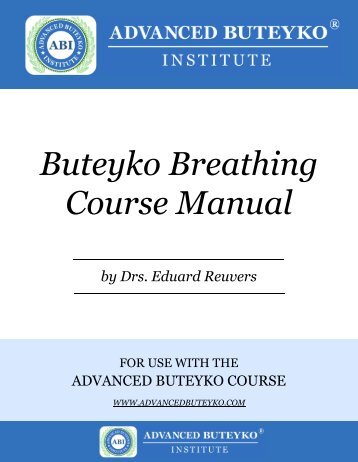 Buteyko-Course-Manual