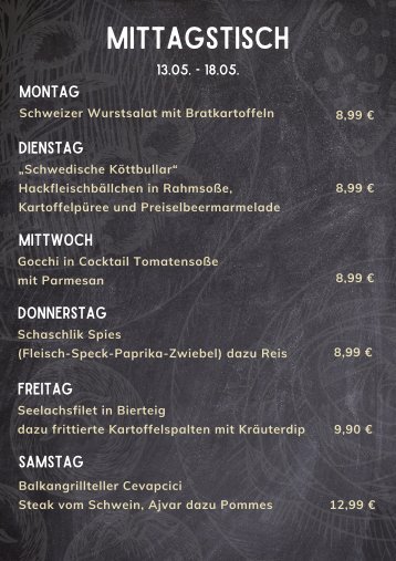 Mittagstisch Reutlingen KW20