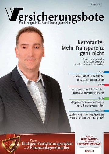 Versicherungsbote Magazin 2014 Ausgabe 2