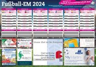 Fußball-EM-Planer 2024 für die Mainzer Stadtteile Gonsenheim, Finthen, Drais und Lerchenberg
