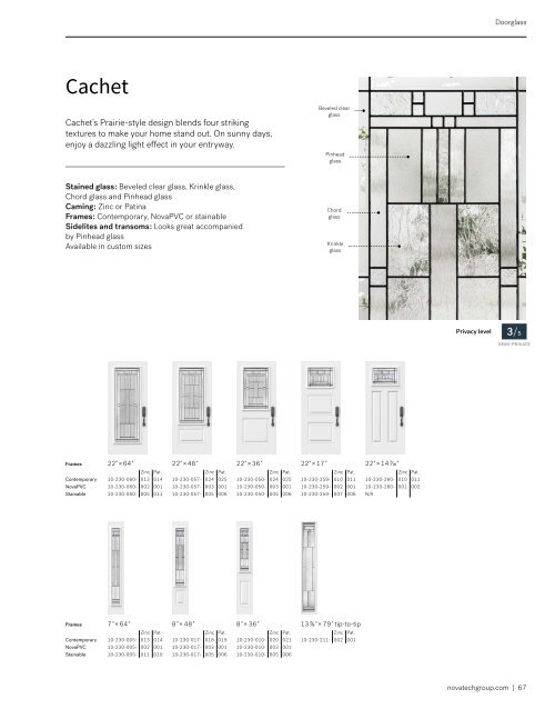 Palma Door Systems, Novatech_Catalog