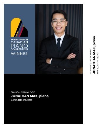 Jonathan Mak | House Program | May 21, 2024