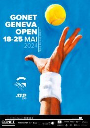Gonet Geneva Open 2024 - Le programme officiel