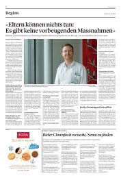 Bieler Tagblatt: Diabetes Typ 1 nimmt bei Kindern zu