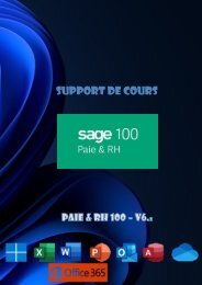 Support de cours Sage paie & Rh 100 v6