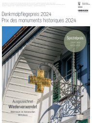 Denkmalpflegepreis 2024