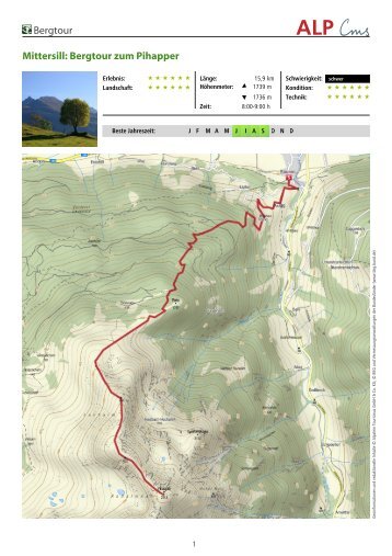 Bergtour zum Pihapper - Hotel Gasthof Hirschenwirt in Mittersill