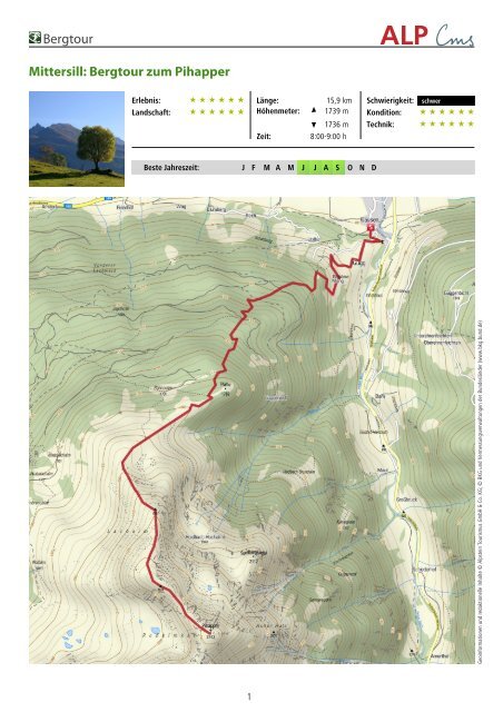 Bergtour zum Pihapper - Hotel Gasthof Hirschenwirt in Mittersill