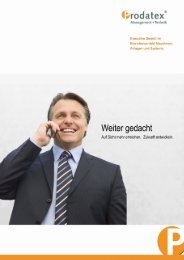 Prodatex GmbH - Unternehmensprofil