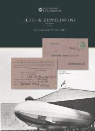 181. Auktion Flug- und Zeppelinpost