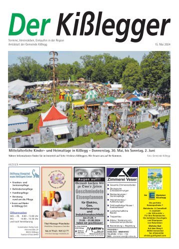 15.05.2024 Der Kißlegger
