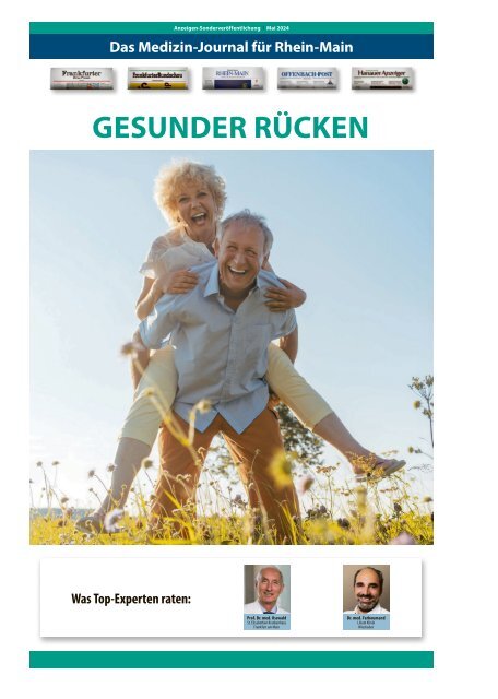 Medizin-Journal | Gesunder Rücken