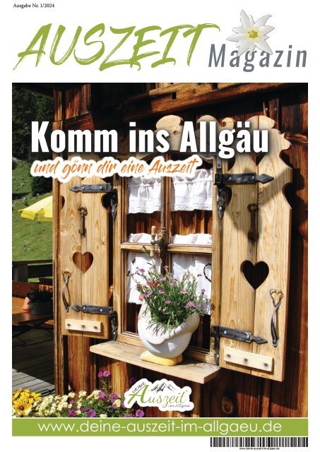 AUSZEIT Allgäu Magazin Ausgabe Nr.1/2024