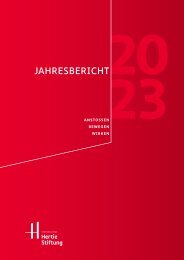 Jahresbericht Hertie-Stiftung 2023