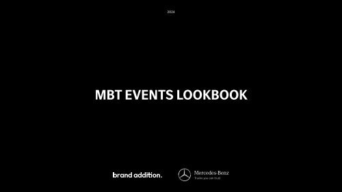 MBT Events Lookbook