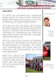 Elternverein der Hauptschule Weitra - HS Weitra