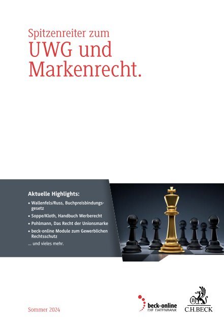 UWG und Markenrecht