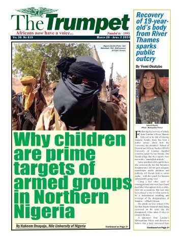 The Trumpet Newspaper Issue 619 (March 20 - April 2 2024)