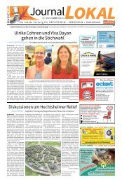 Journal LOKAL - die lokale Zeitung für Mainz-Süd (Hechtsheim, Ebersheim und Umgebung)