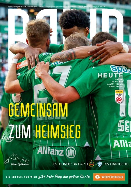 Rapid HEUTE: SK Rapid vs. TSV Hartberg