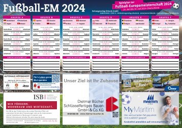 Fußball-EM-Planer 2024 für die VG Nieder-Olm