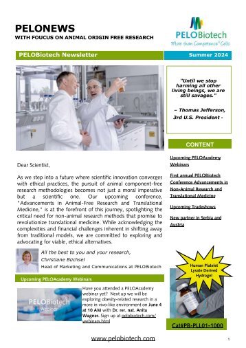 PELOBiotech_Summer 2024_NewsLetter