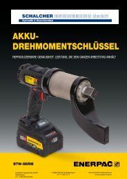 BTW-Series Battery Torque Wrench / ENERPAC Akku-Drehmomentschlüssel DE