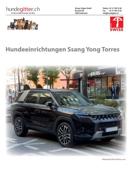 Ssang_Yong_Torres_Hundeeinrichtungen