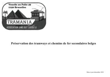 TRAMANIA asbl se présente