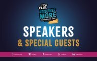 CLIA Conference 2024 Speaker & Special Guests Guide