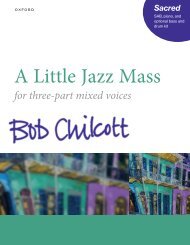 Bob Chilcott Little Jazz Mass - SAB