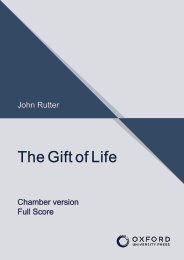 Rutter The Gift of Life Chamber full score