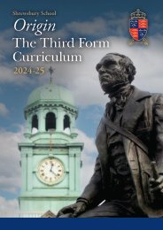 Third Form Curriculum 2024-2025