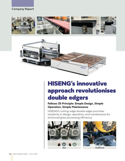 HISENG’s innovative approach revolutionises double edgers