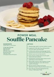 Recipe -  Power Meal Souffle Pancake