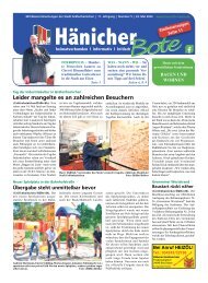 Hänicher Bote | Mai-Ausgabe 2024