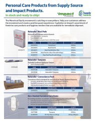 Personal Care Products from Suply Source & Impact Products (PRSFLY2405)