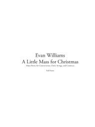 Little Mass for Christmas - Full Score